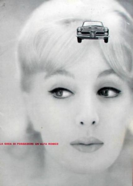 Alfa Romeo 2000 Spider Modelprogram 1960 Carbrochure (3851)